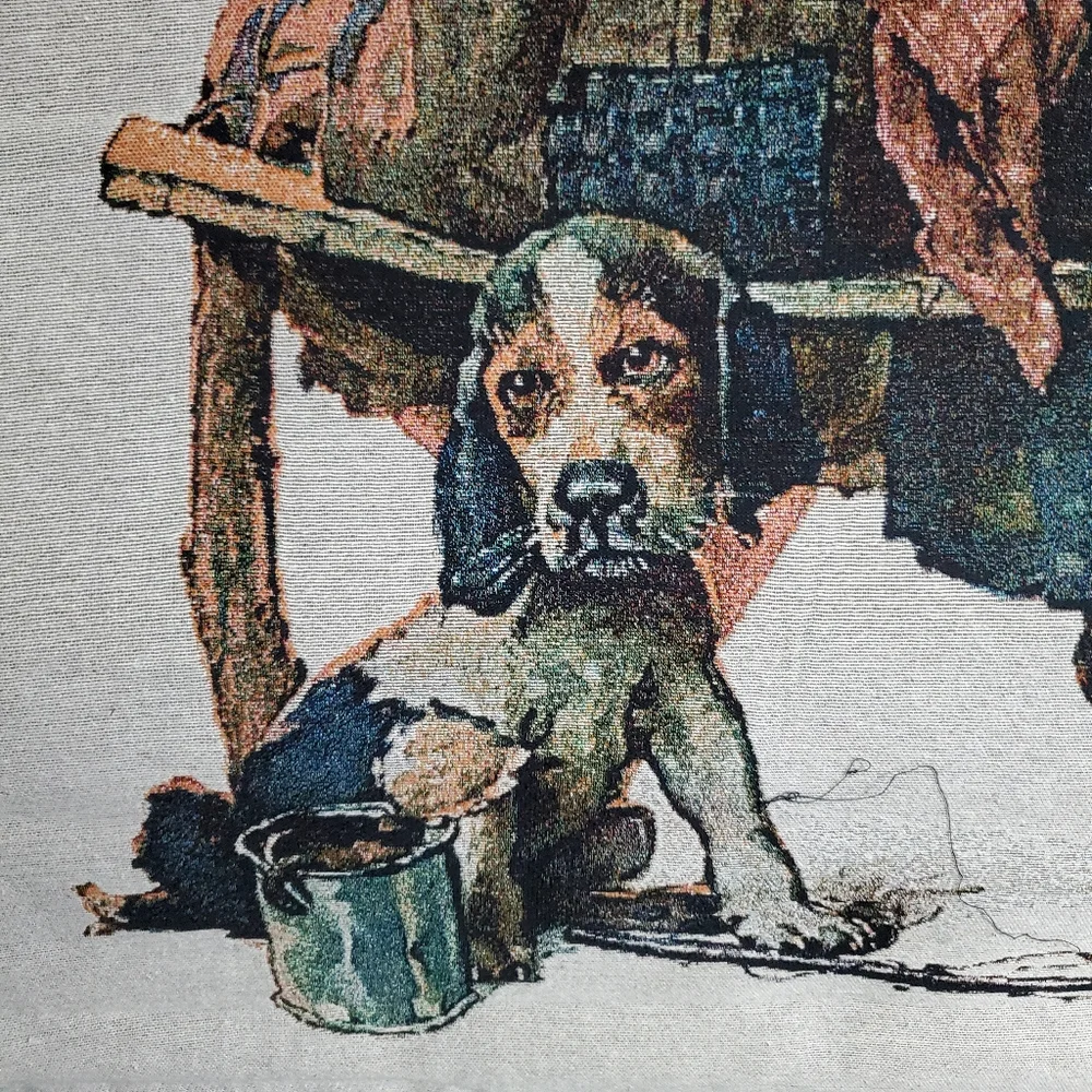 Norman Rockwell Woven Wall Tapestry 